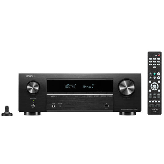 Denon AVR-X580BT 5.2 Channel 70W 8K AV Receiver - Black