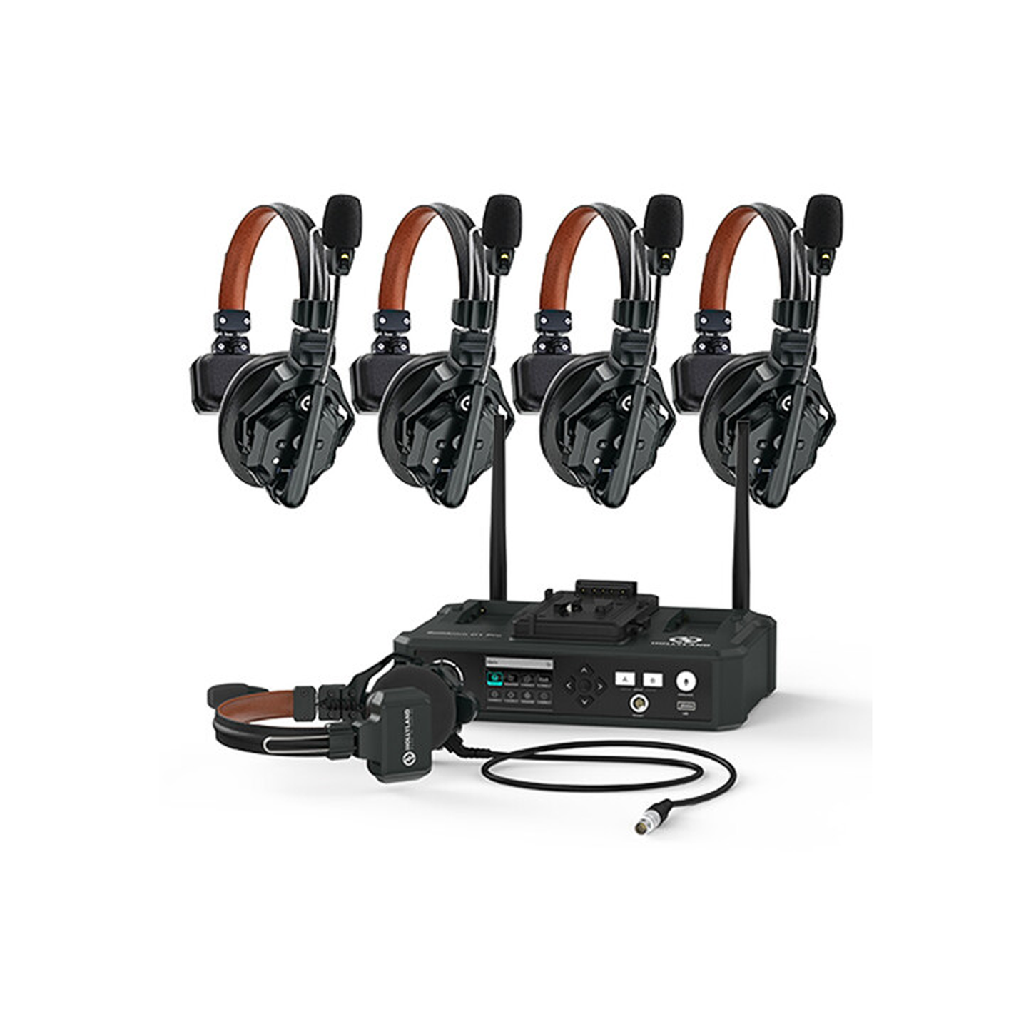 Hollyland Solidcom C1 Pro Hub4S Wireless Full-Duplex Intercom (5-Person)(1.9GHz)