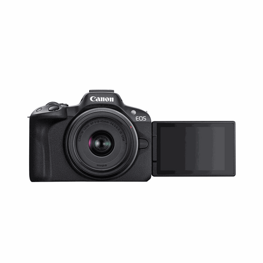 Canon EOS R50 Mirrorless Camera with 18-45mm and 55-210mm Lenses (Black)