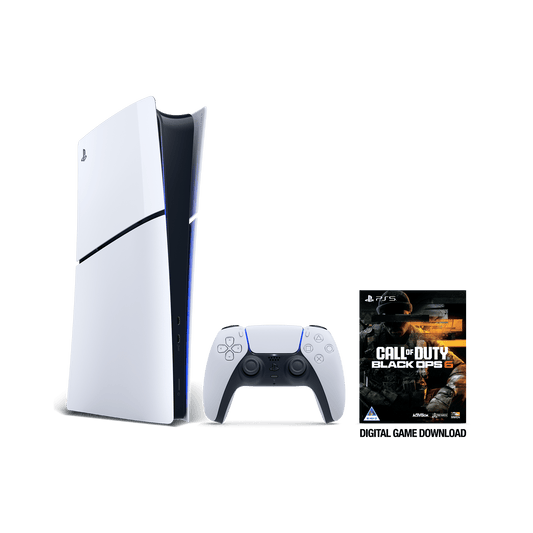 PS5 Slim Digital + Call of Duty: Black Ops 6 (Voucher) Bundle - KOODOO