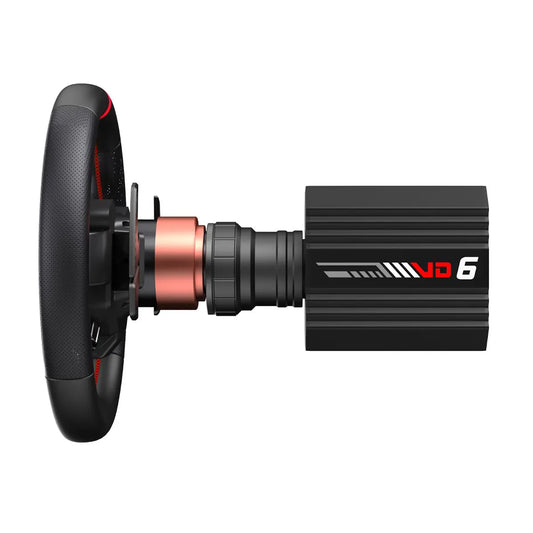 PXN VD6 Direct Drive Sim Racing Wheel with PD-HM Dual Pedal and Z9 Clamp - Bundle
