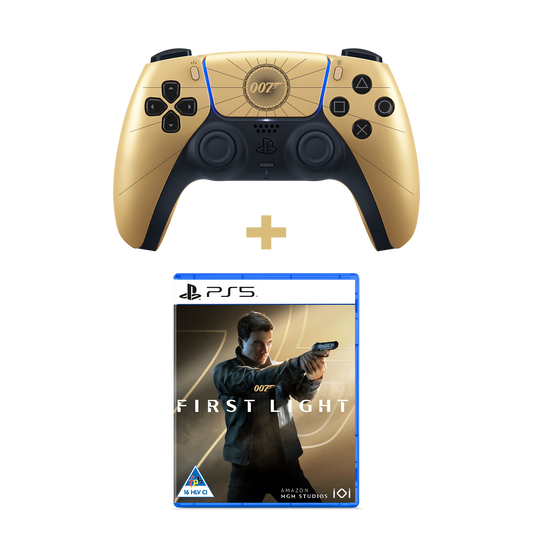 PlayStation 5 (PS5) DualSense Wireless Controller - 007 First Light Limited Edition + 007 First Light (PS5) - KOODOO