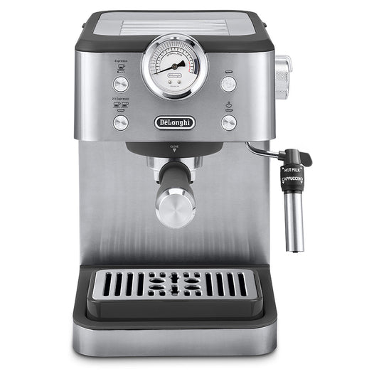 DeLonghi Classic Manual Pump Espresso Coffee Machine 1.7L EM450.M