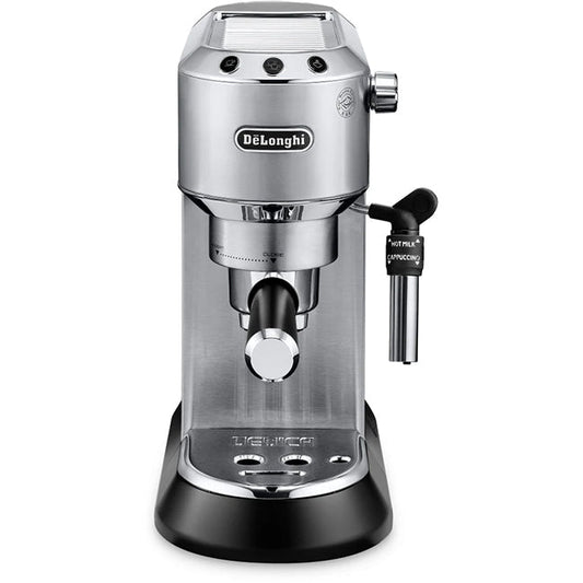 DeLonghi Dedica EC685 Manual Espresso Coffee Machine Chrome