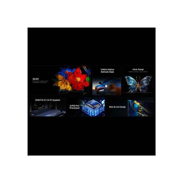 TCL 55" 55P8K QLED Google TV 144Hz