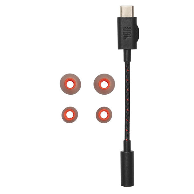 JBL Quantum 50C In-Ear Wired Gaming Headphones With USB-C Adapter