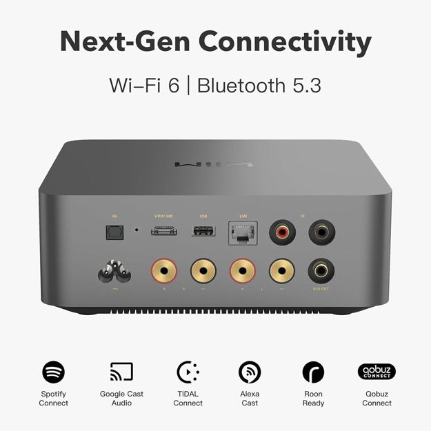 WiiM Amp Ultra Advanced Streaming Amplifier - Space Grey
