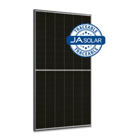 JA Solar  465W N-type Double Glass Monofacial LR Traceable Low Carbon 54 Cell Black Frame MC4