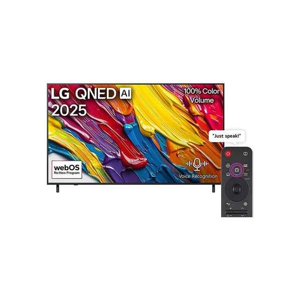LG 75" QNED AI QNED82 4K Smart TV AI Magic Remote HDR10 webOS25 2025