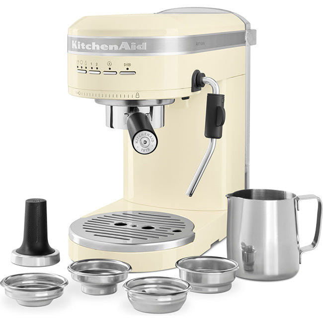 KitchenAid Artisan Espresso Machine 5KES6503EAC Almond Cream