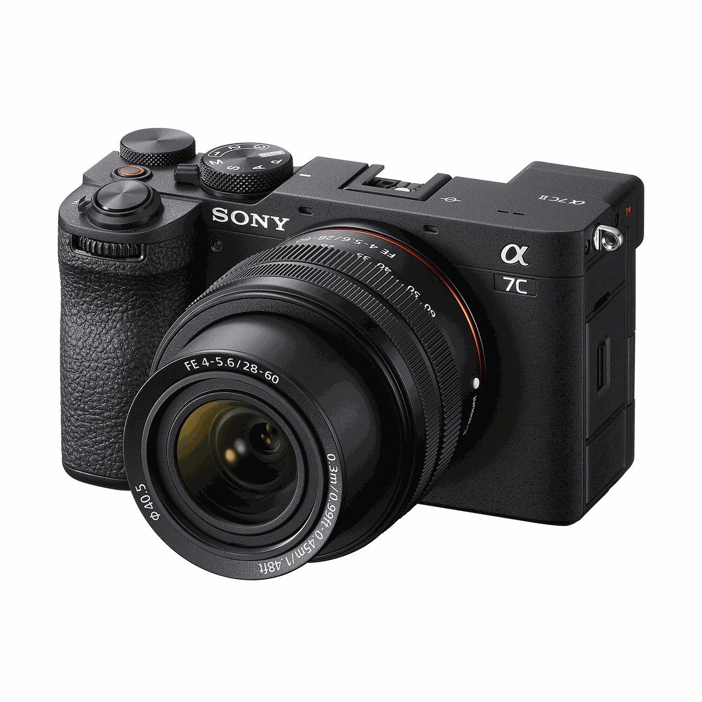 Sony Alpha a7C II Mirrorless Camera (Black) with 28-60mm lens