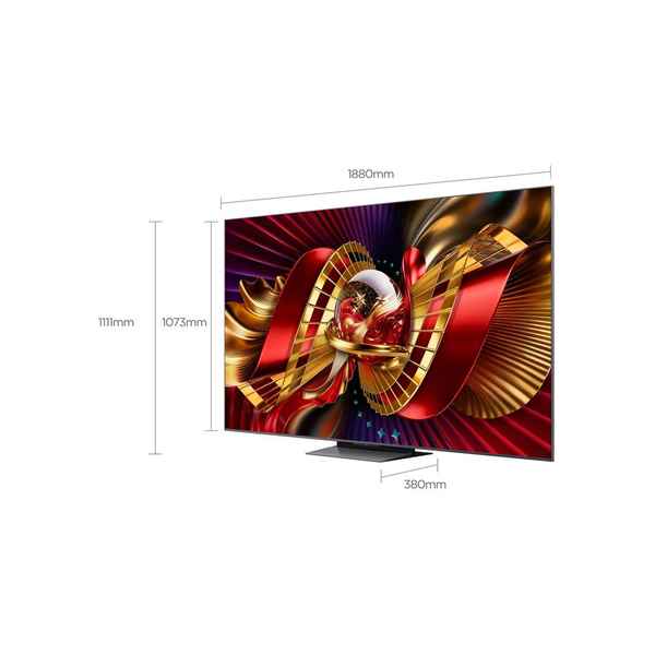 TCL 85" C8L SQD-Mini LED 4K Google TV 144Hz 85C8L