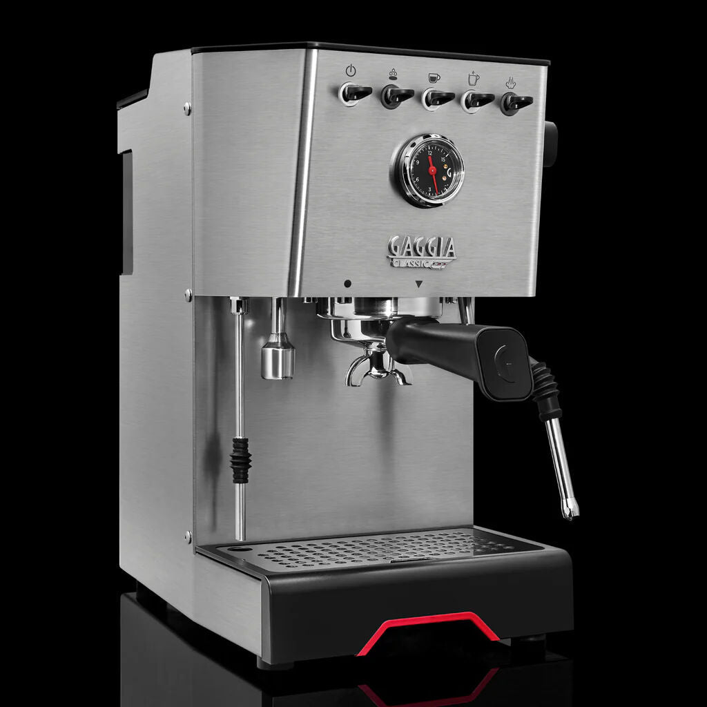 Gaggia Classic GT Espresso Machine Hero On Black