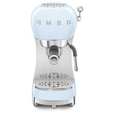 Smeg Retro Manual Espresso Coffee Machine ECF02PB Pastel Blue