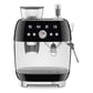 Smeg Retro Manual Espresso Coffee Machine with Grinder Cream EGF03CR