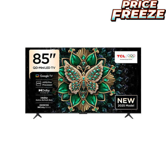 TCL 85" 85C6K QD-Mini LED 4K Google TV 144Hz
