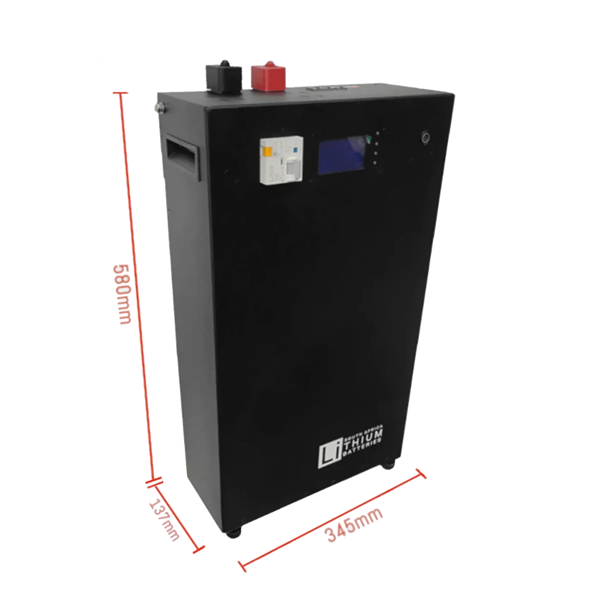 LBSA 25.6V 104Ah 2.66kWh LiFePO4 Battery (Black)