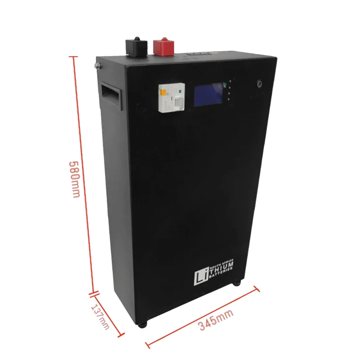 LBSA 25.6V 208Ah 5.3kWh LiFePO4 Battery (Black)