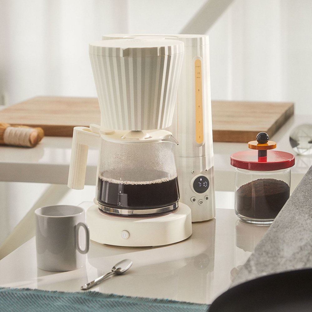 Alessi Plissé Drip Coffee Maker White MDL14 W