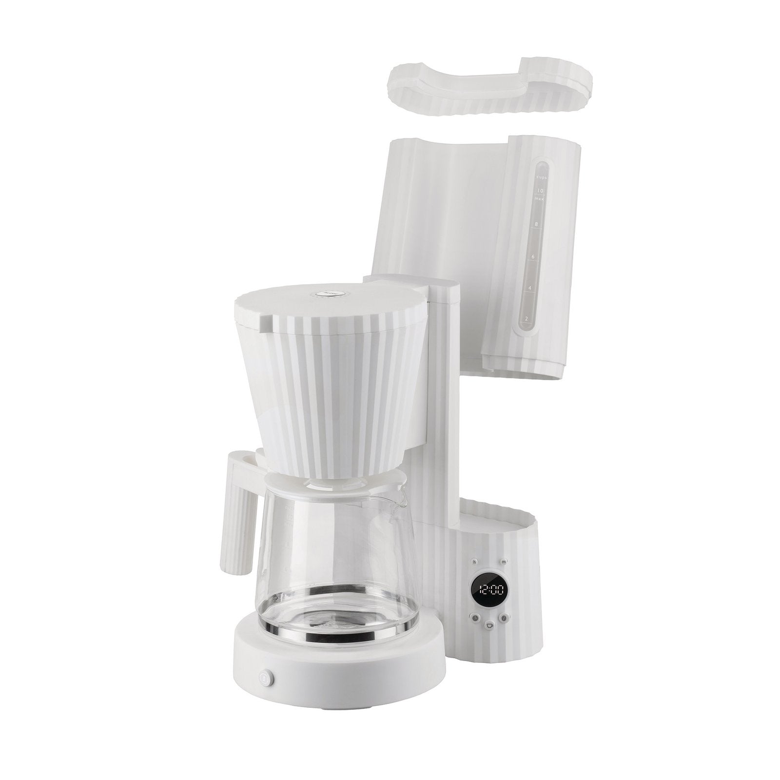 Alessi Plissé Drip Coffee Maker White MDL14 W