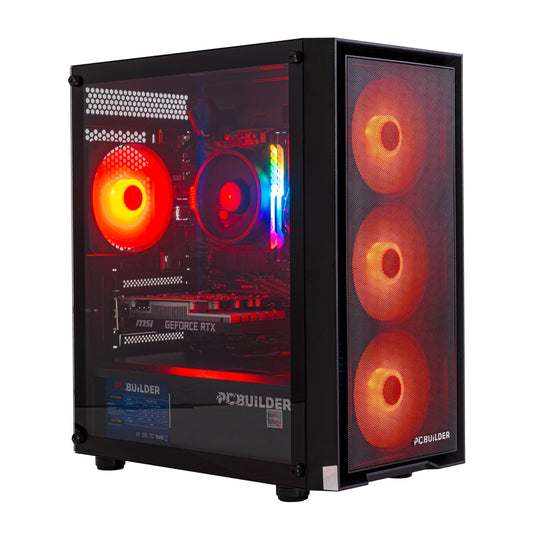 PCBuilder Ryzen 5 5500 RANGER 16GB DDR4 1TB NVMe RTX 5050 Windows 11 Gaming PC