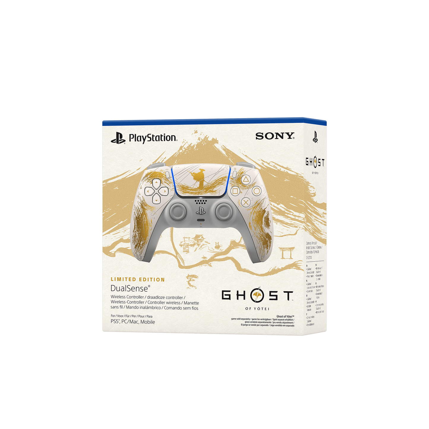 PlayStation 5 (PS5) DualSense Wireless Controller - Ghost of Yotei Gold Limited Edition  - KOODOO