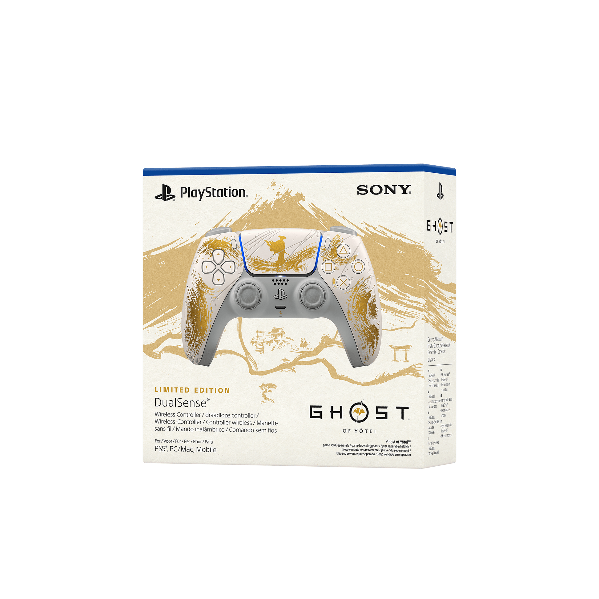 PlayStation 5 (PS5) DualSense Wireless Controller - Ghost of Yotei Gold Limited Edition  - KOODOO