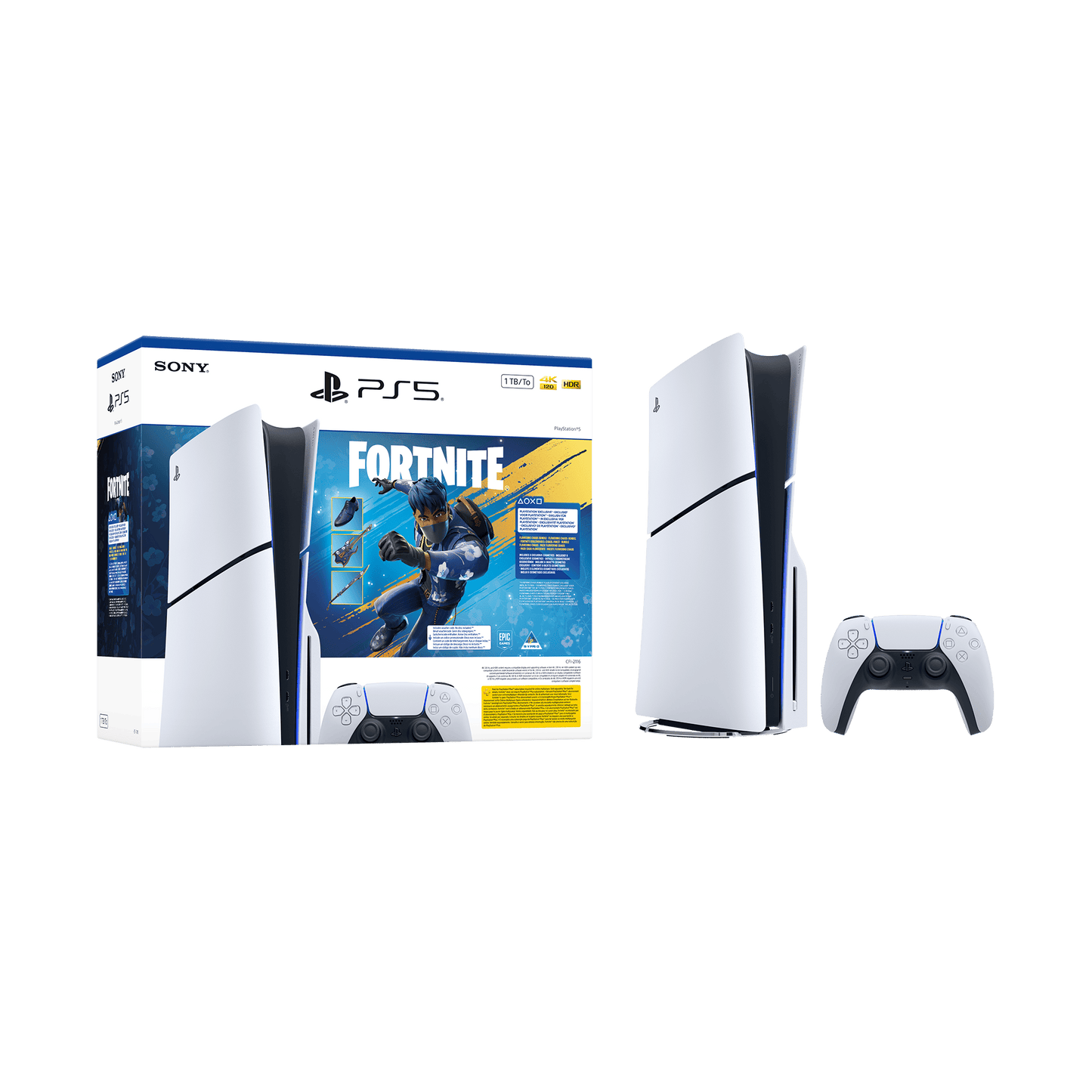 PS5 Slim + Fortnite V-Bucks (Voucher) - KOODOO