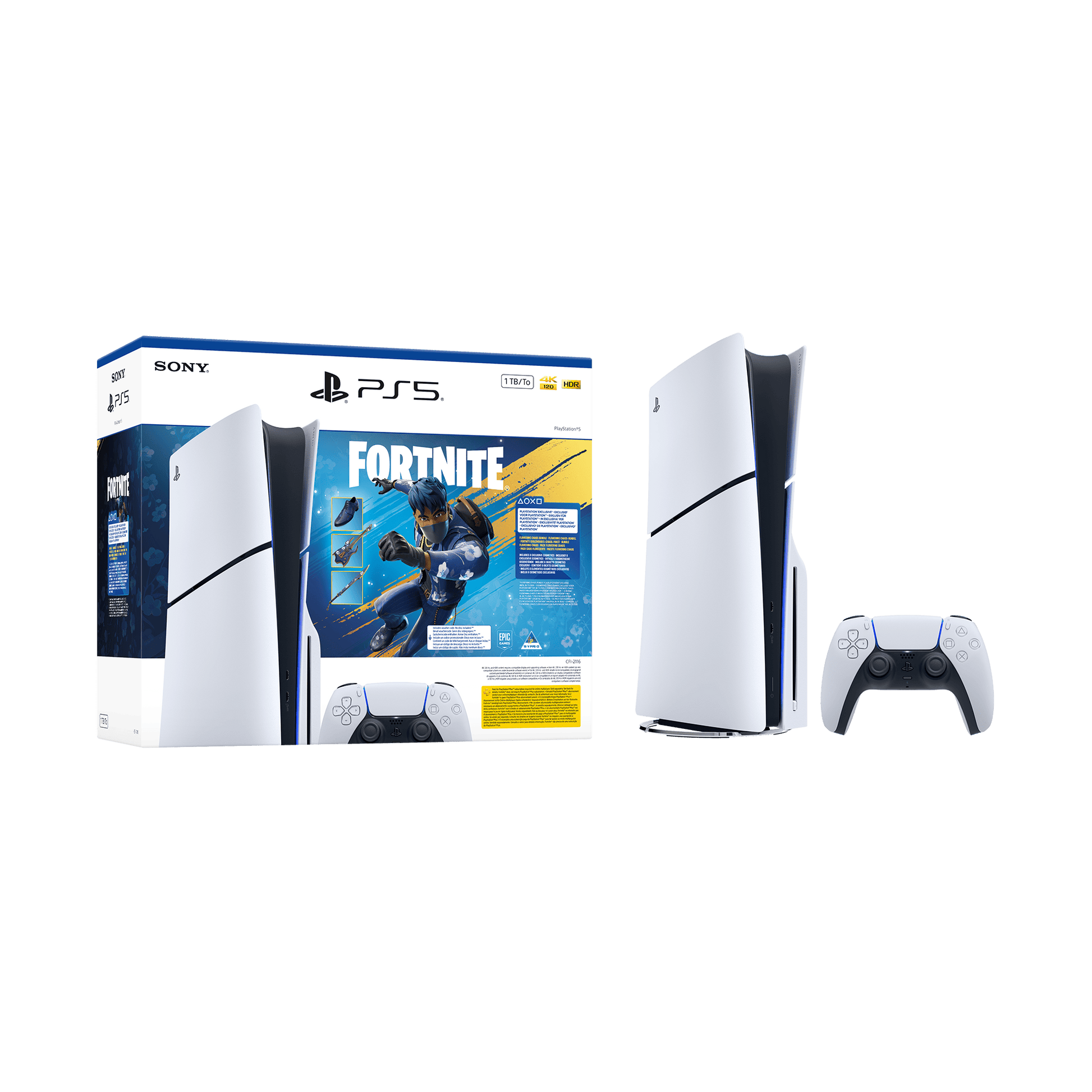 PS5 Slim + Fortnite V-Bucks (Voucher) - KOODOO