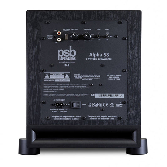 PSB Alpha S8 - 8″ Subwoofer