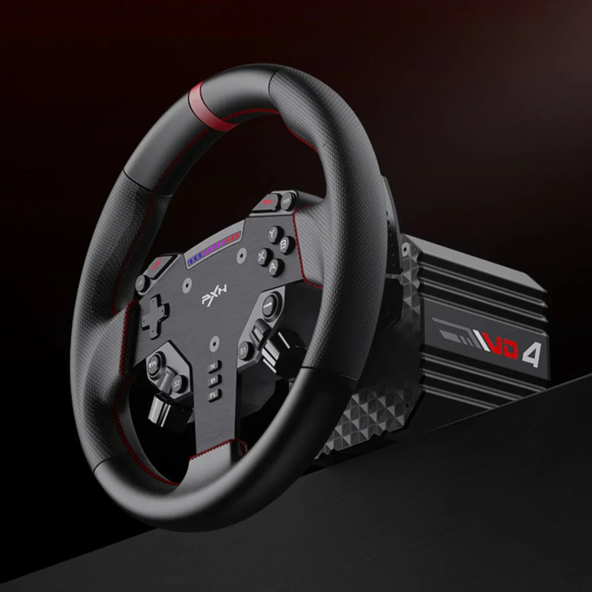 PXN VD4 Direct Drive Sim Racing Wheel – PD-HM Dual Pedal – Z8 Clamp Bundle
