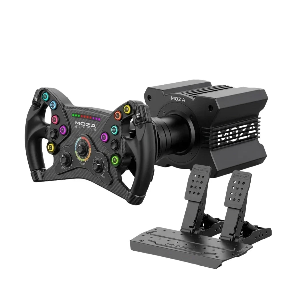 MOZA R9 V3 Bundle With KS Wheel and SR-P Pedals