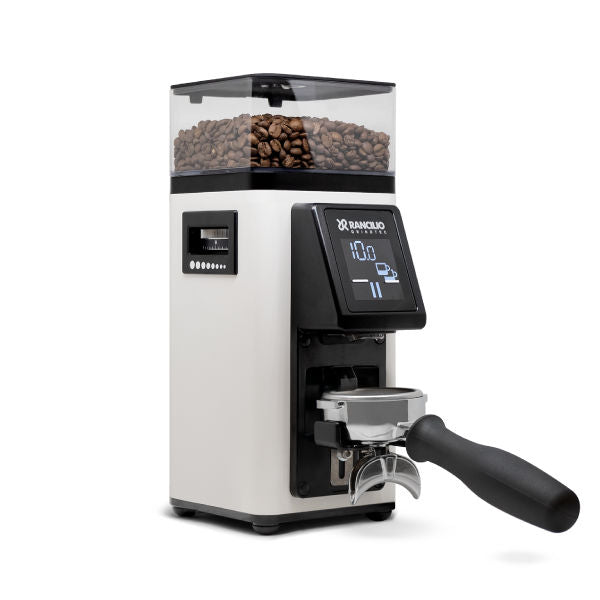 Rancilio Stile Coffee Grinder White Angle