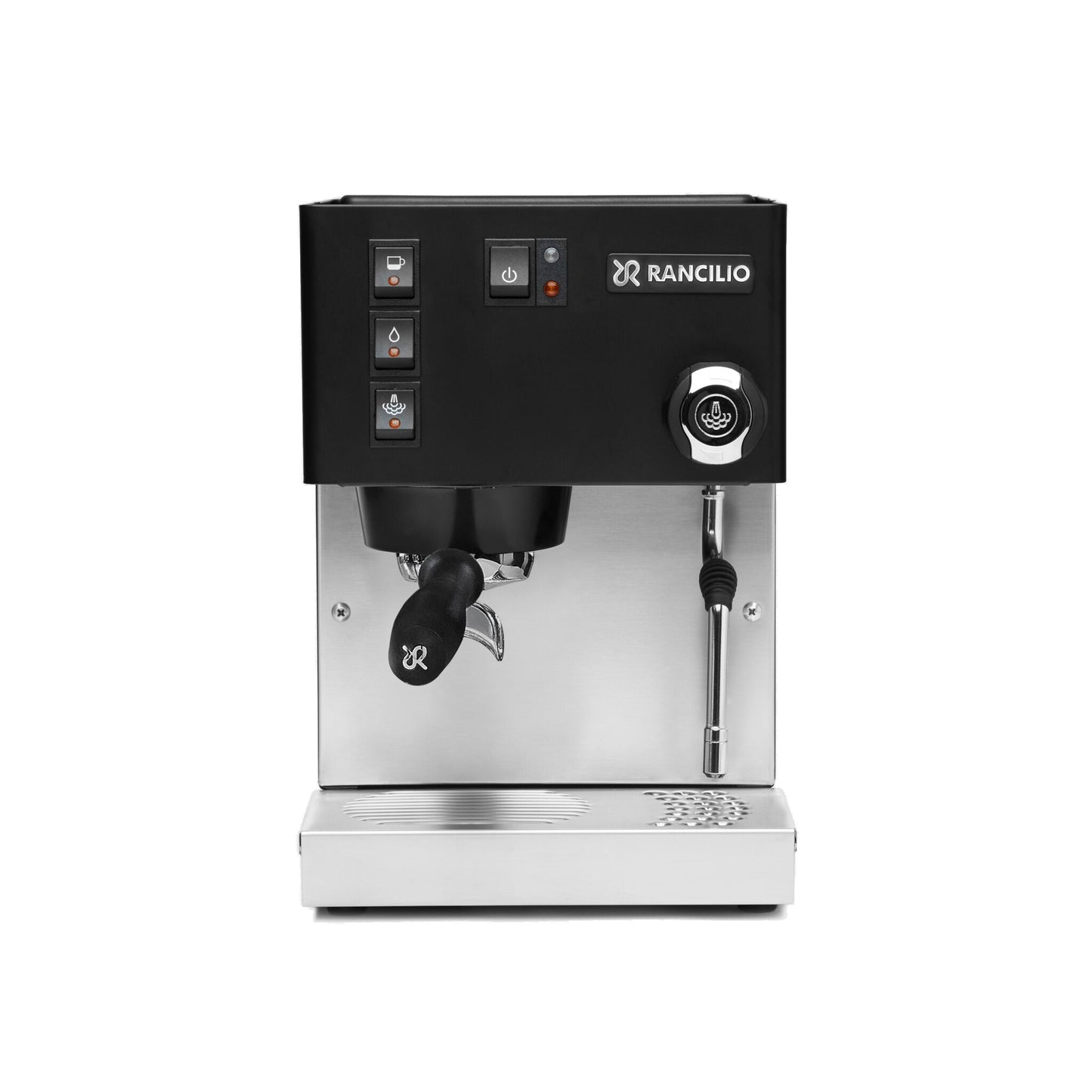 Rancilio Silvia V6 Espresso Machine Black Front