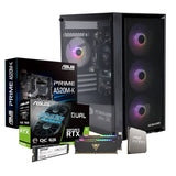 PCBuilder Stalker AMD Ryzen 5 5500 16GB RAM 500GB SSD RTX 3050 Gaming Desktop