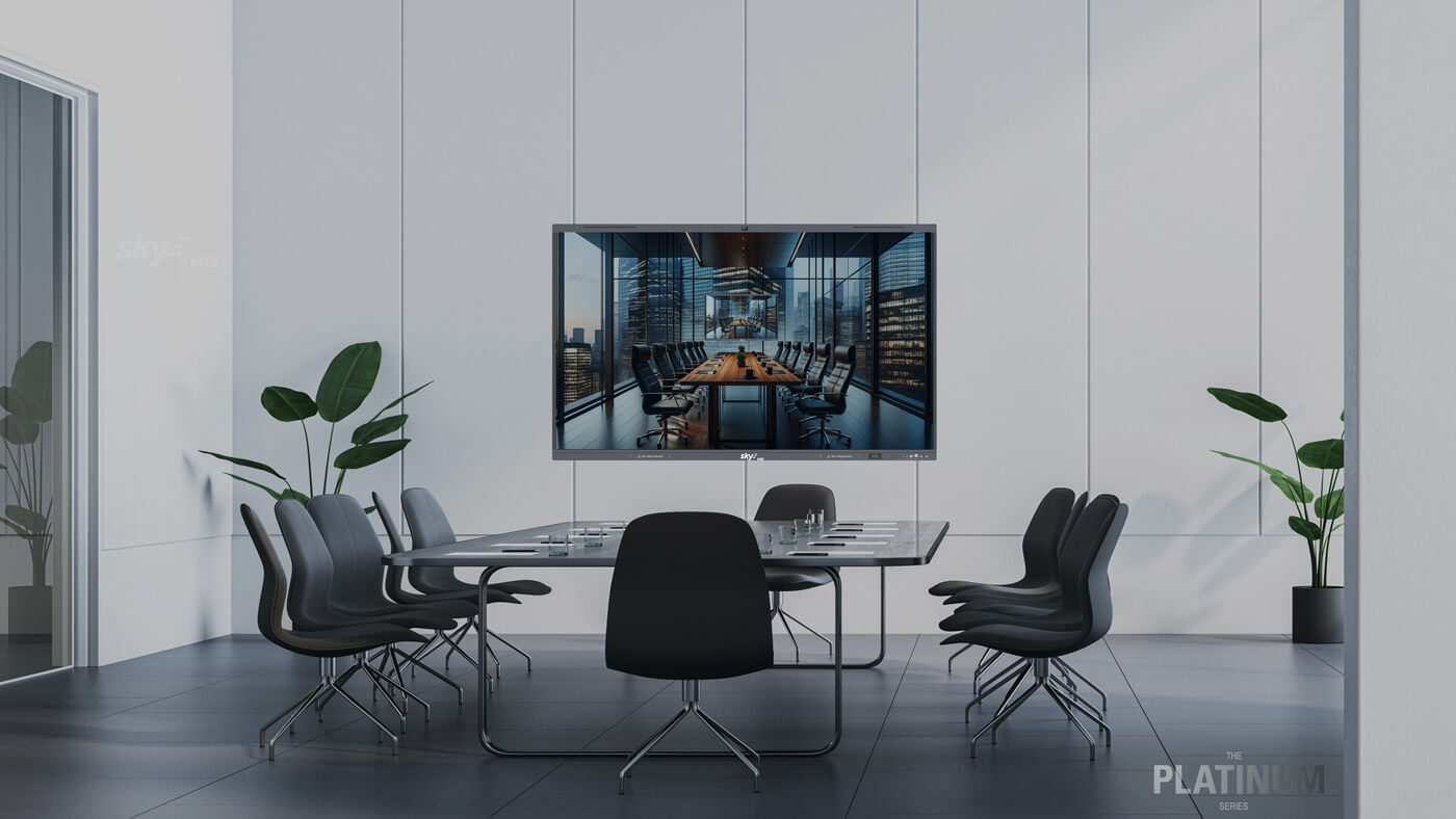 Skye HD Platinum Series 65" Interactive Touchscreen 4K Display