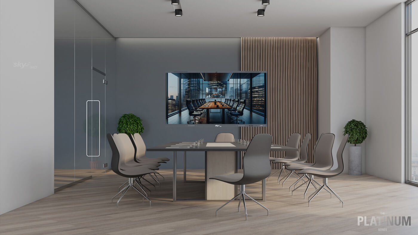 Skye HD Platinum Series 65" Interactive Touchscreen 4K Display