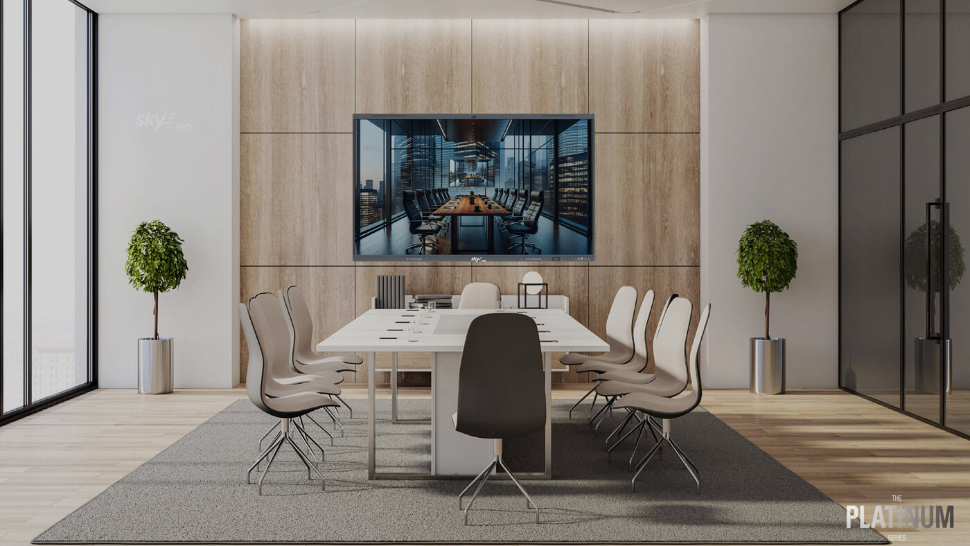 Skye HD Platinum Series 65" Interactive Touchscreen 4K Display