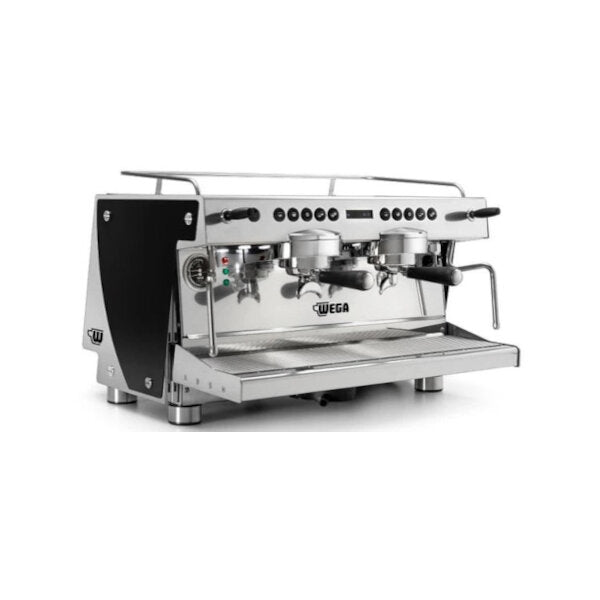 Wega Rover Commercial Espresso Machine Front Angle Black