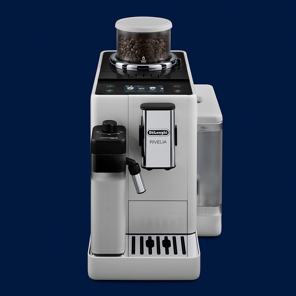 DeLonghi Rivelia Bean To Cup Coffee Machine Arctic White