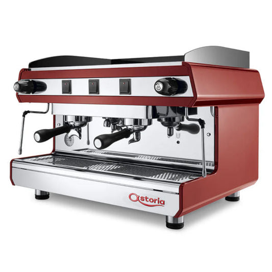 Astoria Tanya espresso machine red AEP