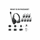 Hollyland Solidcom C1-8S Wireless DECT Intercom, 8 Headsets (1 Master + 7 Remote)(1.9 GHz)