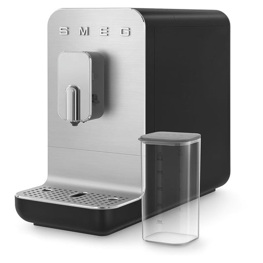 Smeg Bean-To-Cup Automatic Coffee Machine With Milk System Black BCC13BLM