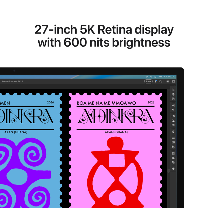 Apple Studio Display 27-inch 5K Retina Screen with Center Stage