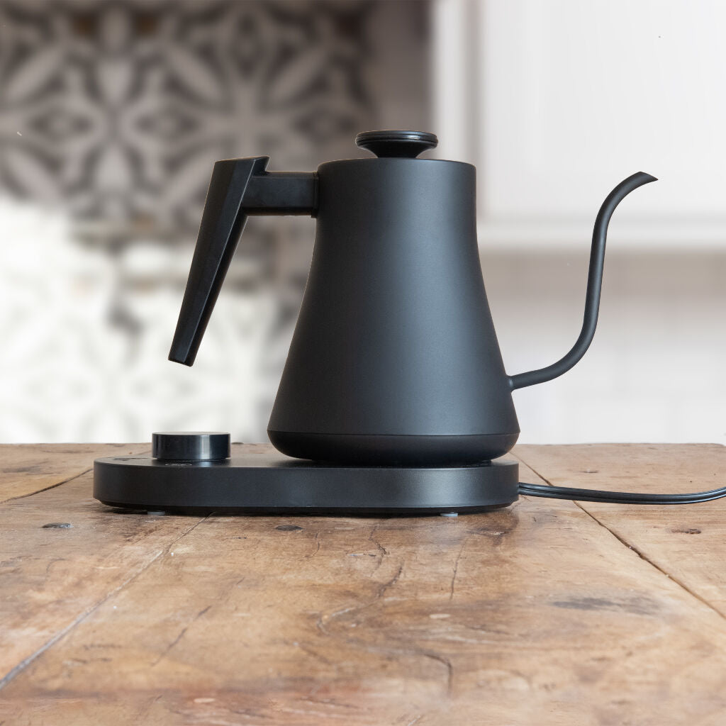 Flair Cafe Kettle On Wooden Table
