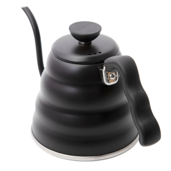 Hario Buono Gooseneck kettle 800ml black variant angled