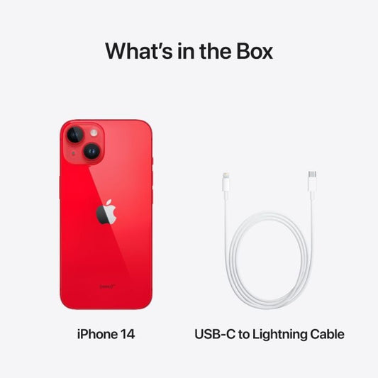 Apple iPhone 14 512GB Smartphone in Vibrant (PRODUCT)RED Finish