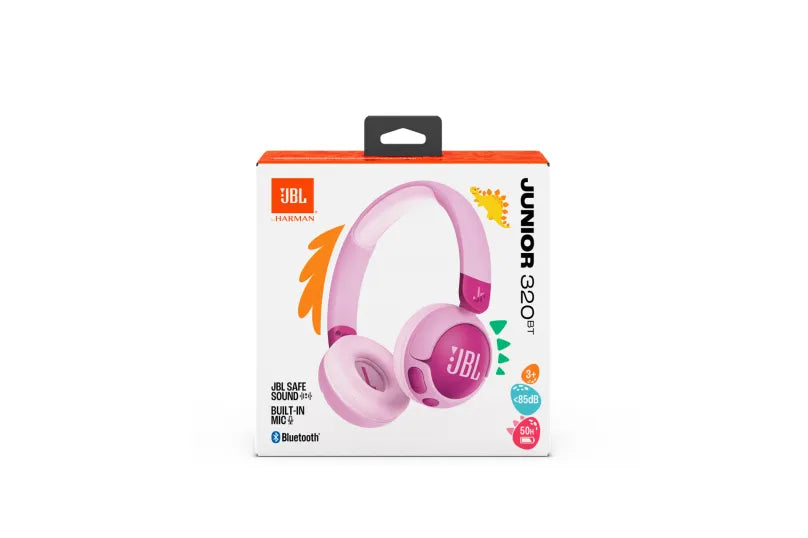 JBL Junior 320BT Wireless On-Ear Kids Headphones Purple