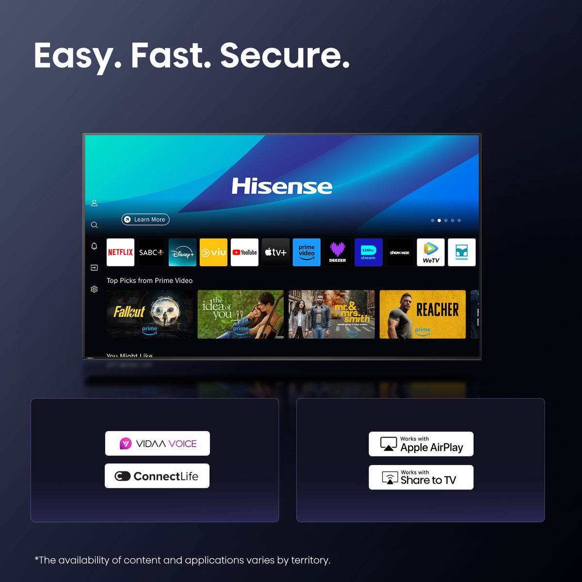 Hisense 75A6Q 75 Inch 4K UHD Smart TV