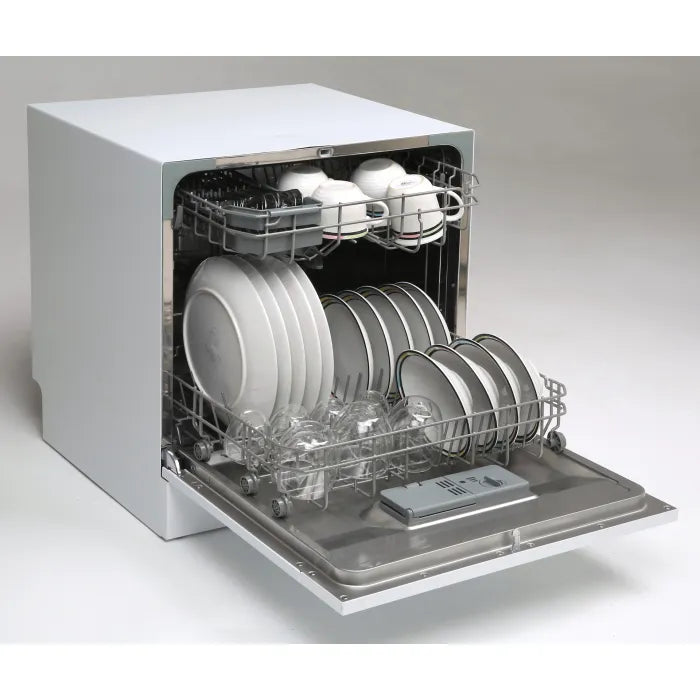 Swan 8 Place Countertop Dishwasher White SDW8W
